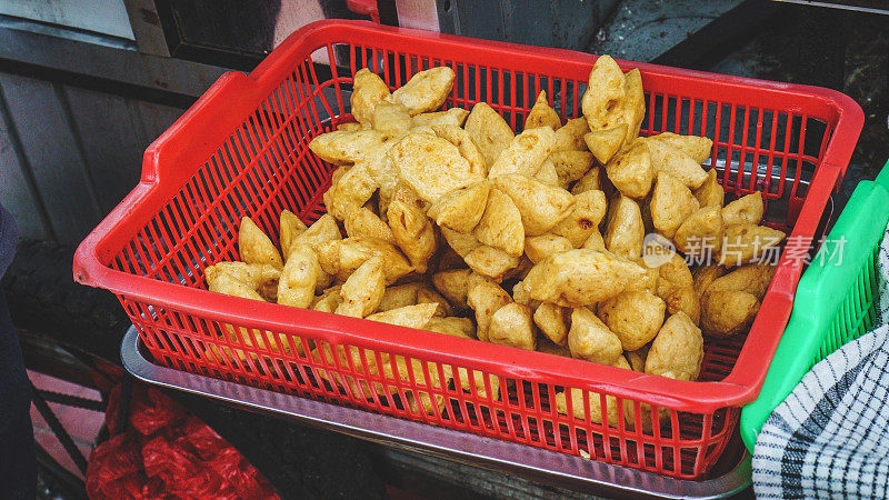 集装箱炸肉丸，印尼街头小吃，Bakso Goreng